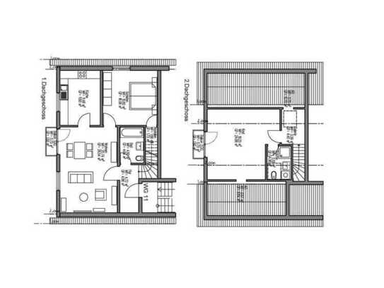 3 ZKB Dachgeschoss Maisonette Wohnung in Waghäusel