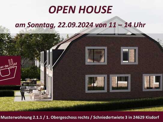 Achter de Höf: 3. BA - KfW-55-Neubau mit 131 m² Wfl., 5 Zimmern und SW-Garten! inkl. aller BNK