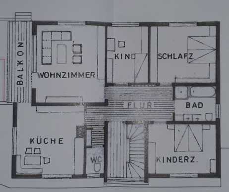 Schöne 4-Zimmer-Wohnung mit gehobener Innenausstattung mit Balkon in Erkenbrechtsweiler