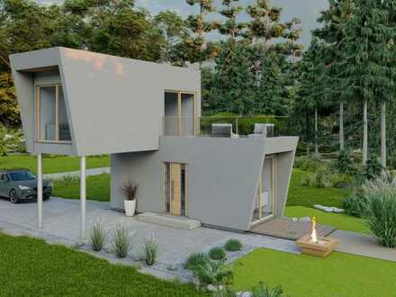X-Sense 28: versetztes Tiny Haus + Dachterrasse als Effizienzhaus mit/ohne Grundstück & maklerfrei
