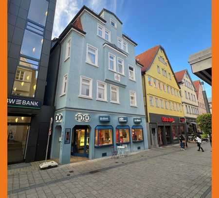 Attraktive Ladenfläche mit Lager/Büro in 1A Lage direkt am Marktplatz von Reutlingen