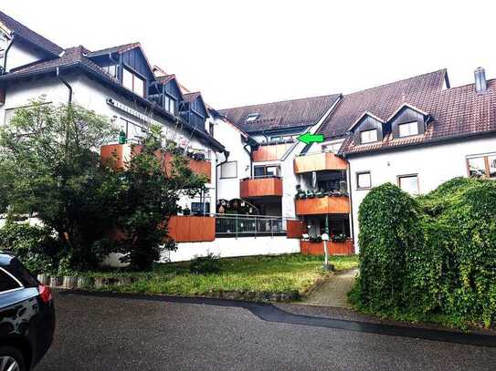 Schöne helle Maisonette-Wohnung mit Blick ins Jagsttal im 2. OG