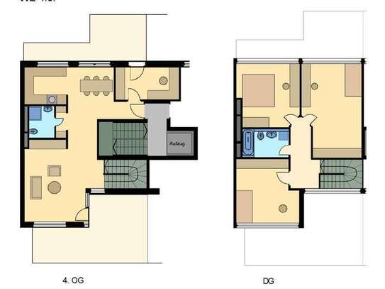 Exklusive, neuwertige 5-Zimmer Attika-Wohnung mit EBK in Freiburg - Rieselfeld