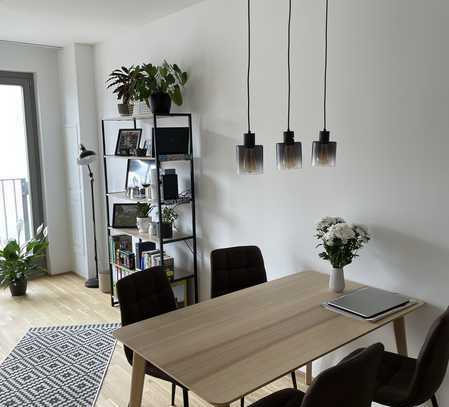 Helle 1-Raum-Wohnung mit Loggia in München Freiham