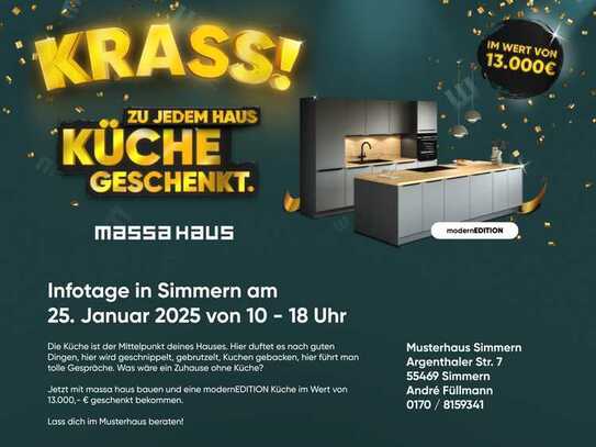 !!! Musterhaus Besichtigung am 25.01.25 von 10 bis 17Uhr in 55469 Simmern Argenthaler Str. 7 !!!