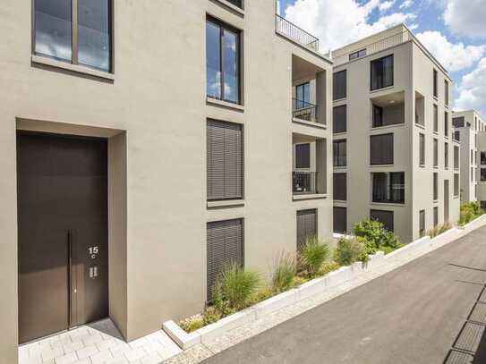 Charmante Erdgeschoss-Wohnung im Villengarten - mit 2 Zimmern, Terrasse, Einbauküche und möbiliert