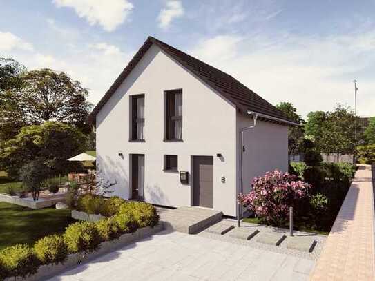 Massives Einfamilienhaus in Fertigbauweise von Einsteinhaus.