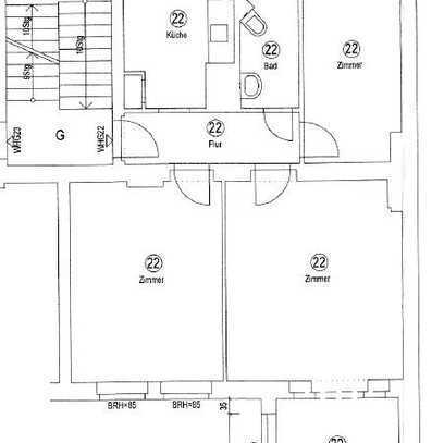 3 Zimmer im charmanten Altbau mit großem grünen Hinterhof