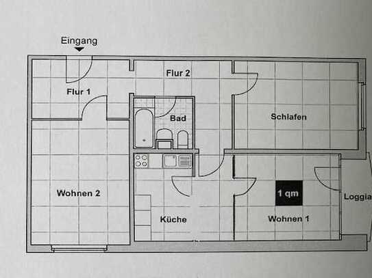 WG's aufgepasst! Geeignete 3-Zimmer Wohnung mit kostenfreier Küche zur Übernahme!