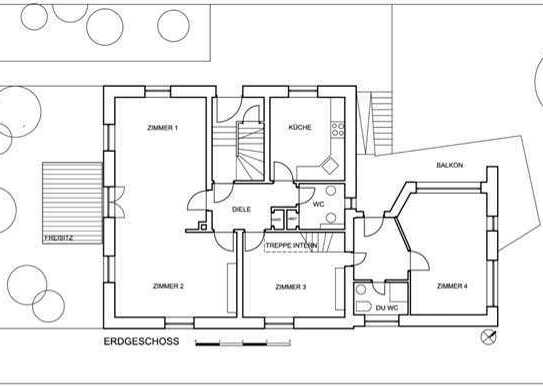 8-Raum-Maisonette-Wohnung mit Balkon und Einbauküche in Friedrichsdorf