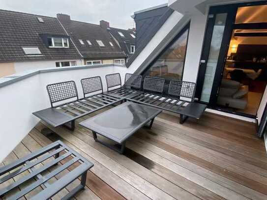 Über den Dächern von Essen-Rüttenscheid! Moderne Penthouse-Wohnung zu vermieten!