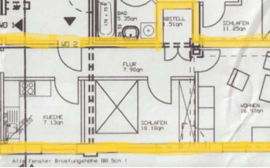 2-Zi.-EG-Whg. - frisch renoviert, Ortszentrum - 17 Fahrradmin. zum Bf. Wedel