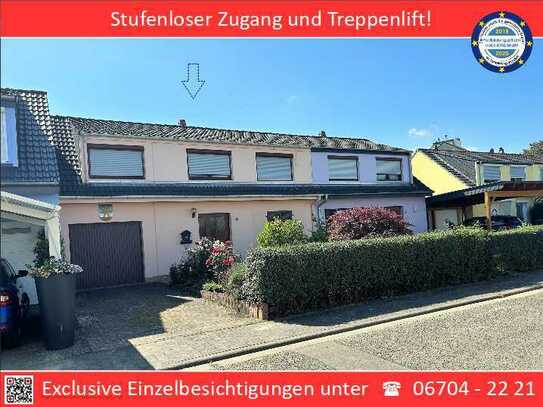 Doppelhaushälfte mit Garten und Garage