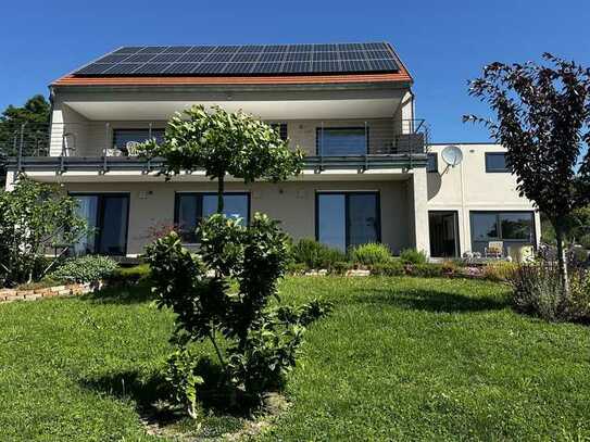 Einfamilienhaus mit Traumblick ins Spalter Hügelland nähe Brombachsee mit Doppelgarage und Solar