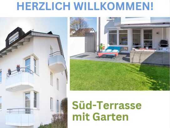 Exklusive 2,5-Zimmer-Wohnung mit großer Südterrasse, EBK & Garagen-Stellplatz (ab 05/25)