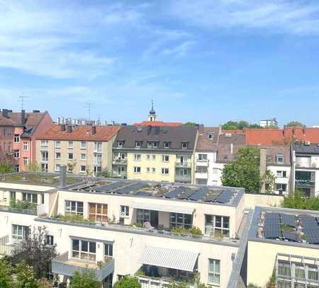 Ein Juwel: Dachterrassenwohnung mit Blick über die Dächer