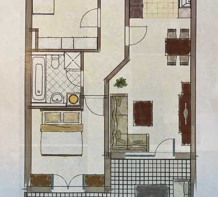 Hochwertige 3-Zimmer-Wohnung 72m² mit Balkon, TG-Stellplatz & Fahrstuhl. Frei ab 1.7.