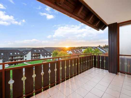 2-Zimmer-Wohnung im Luftkurort Monakam mit wunderschönem Ausblick auf den Nordschwarzwald