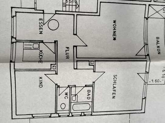 3-Zimmer-Wohnung in Mühltal / Traisa. Erstbezug nach Sanierung der Wohnung.