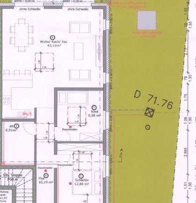 Erdgeschosswohnung mit großem Gartenbereich