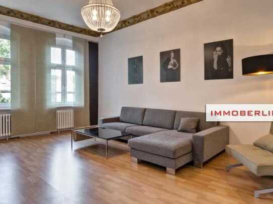 IMMOBERLIN.DE - Elegant neu ausgestattete Stuck-Altbauwohnung in Ruhelage