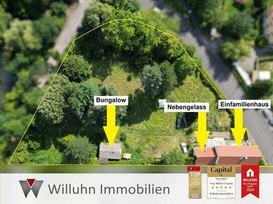 Großzügiges Grundstück ca. 3.900 m² mit tlw. Bauland | Einfamilienhaus und Bungalow