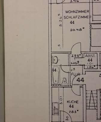 Helle, sanierte 1-Zimmer-Wohnung mit 2 Loggia in Langen-Geestland, Lilienweg, in ruhiger Lage