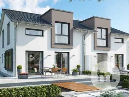 KfW40+ DHH mit sonnigem Grundstück inkl. + Schlüsselfertig gemäß Baubeschreibung, PV-Anlage u.v.m.