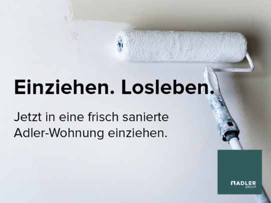 Für Sie "In Renovierung" - 2-Zi.-Wohnung auf 48m² mit Balkon + Tageslichtbad!