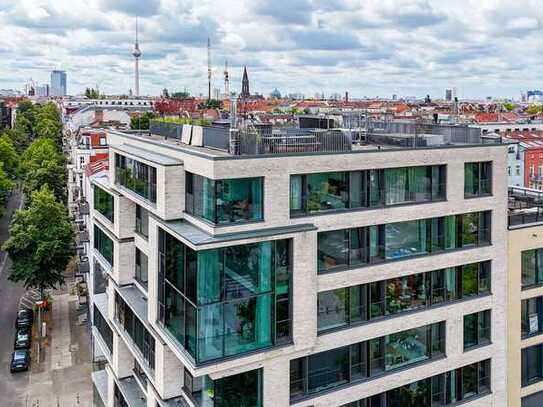 Luxus- Penthouse der Superlative über 3 Etagen mit atemberaubenden Blick auf den Mauerpark