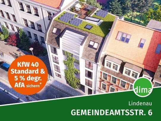 KfW-40-Neubau: Top Kapitalanlage mit Balkon, Wannenbad, Abstellraum im EG, Aufzug u.v.m.