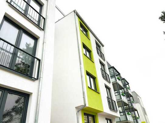 Barrierefreie 1Raumwohnung im Erstbezug, plus Esszimmer und Balkon.