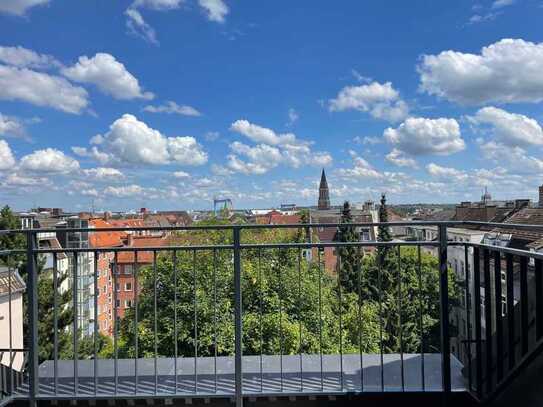 Neu errichtete Maisonette-Wohnung am Schrevenpark mit besten Aussichten