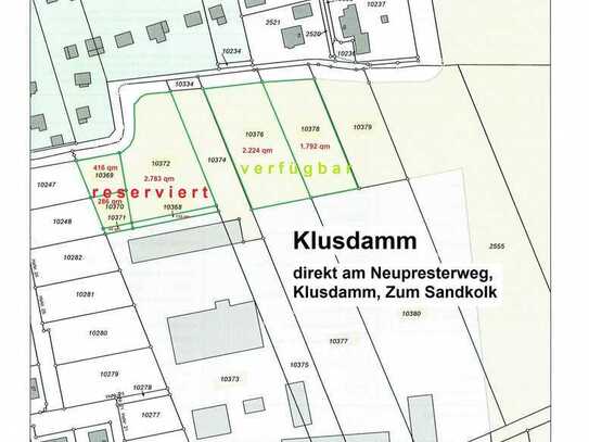 Klusdamm: Weide, Grundstück, Pferdekoppel, Hundewiese