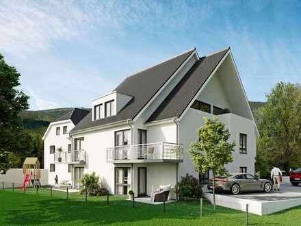 Neubau - Energieeffiziente 3,5 ZKB OG-Wohnung mit Balkon