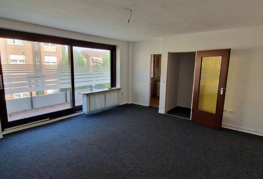 1-Zimmer-Wohnung mit Balkon und Einbauküche in Wilhelmshaven Centrum nah