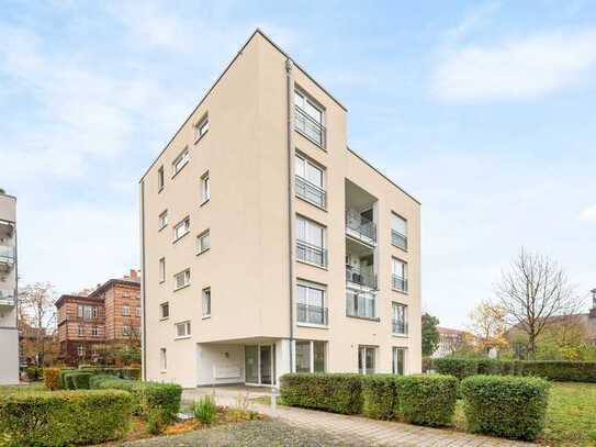 Quartier Normand: moderne Wohnung mit Garten