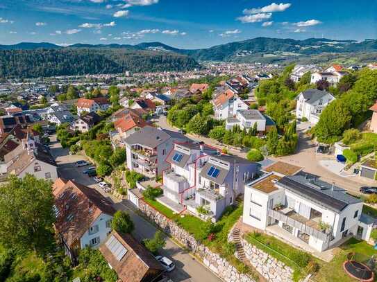 Energieklasse B! - Moderne Doppelhaushälfte mit unverbaubarem Blick in Schopfheim-Wiechs!