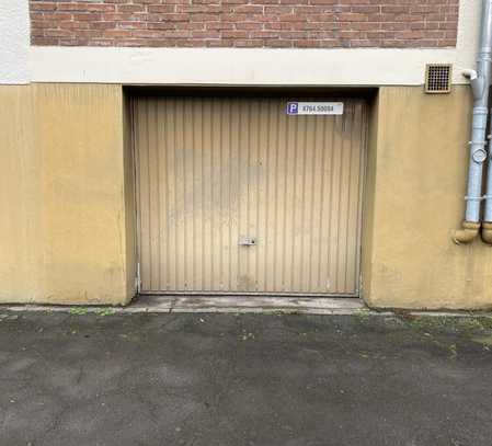 Geschlossene Garage