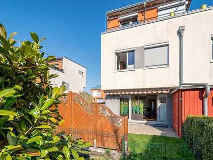 Modernes und familienfreundliches Wohnen wie im Reihenhaus mit Garten. Energieklasse C.