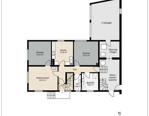 🏡 Geräumige Wohnung am Feldrand / Stellplatz/Garage / perfekt für die ganze Familie