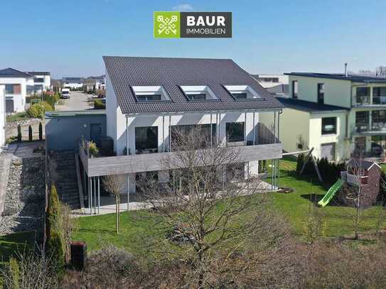 360° | Junges Traumhaus: Luxeriöses Einfamilienhaus mit hochwertiger Ausstattung und Aussichtslage i