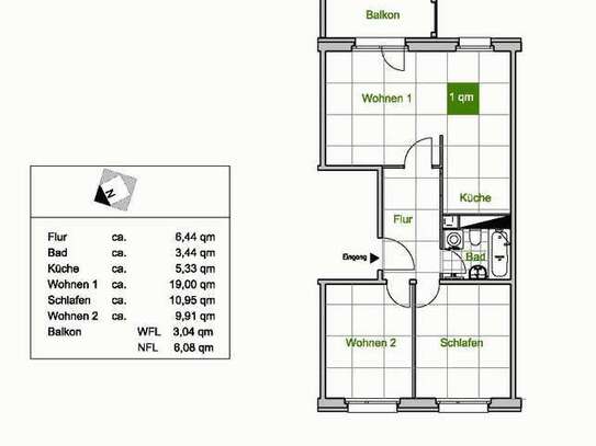 Für Kurzentschlossene!, Wohnung noch im Dezember bezugsfertig!