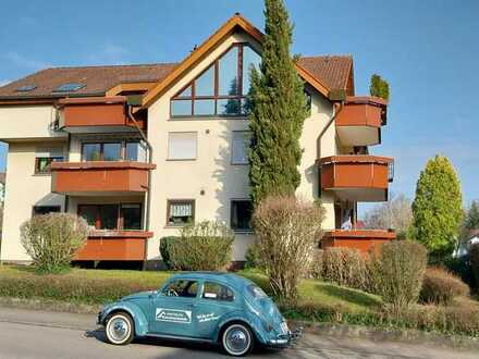 3-Zimmer-Wohnung mit Südbalkon und 7-Meter-Einzelgarage in bevorzugter Wohnlage beim Wasserturm