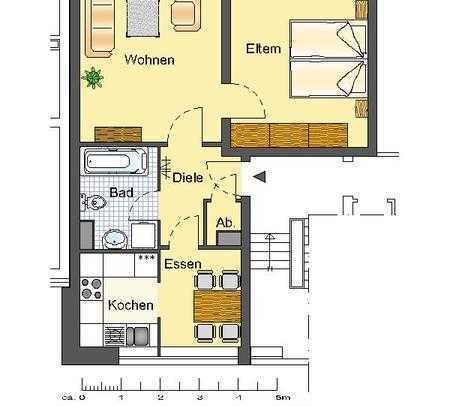 2-Zimmer-Wohnung im Grünen mit Balkon!