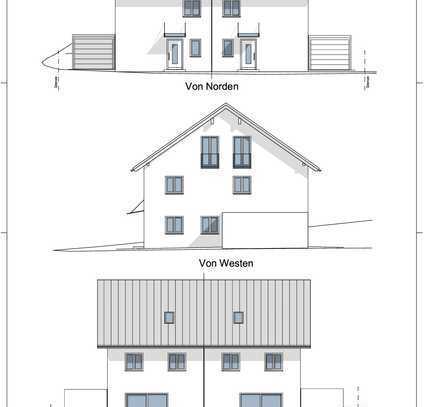 Moderne Doppelhaushälfte