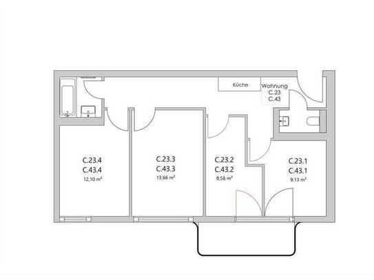 Zimmer Zimmer in der Nazarethkirchstraße 51 (Aufgang C)