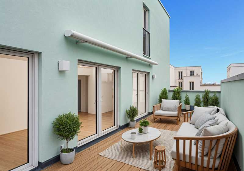 WOHNEN AUF HÖCHSTEM NIVEAU AM OBERWIESENFELD – EXKLUSIVE WOHNUNG MIT 40 m² SONNENTERRASSE!