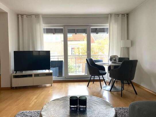 DUISBURG DUISSERN 2 ZIMMER NEUES BAD BALKON EBK GARAGE 750€ WARM