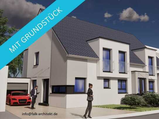 Eckhaus, Effizienzklasse A+, KfW 40 mit PV.-Anlage, Keller, Fußbodenheizung und Grundstück !